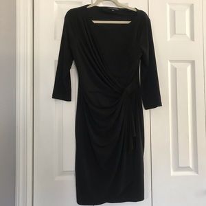 Black Cross over Dress